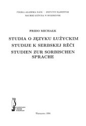 book Podział gwar łużyckich