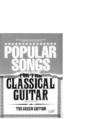 book Popular Songs for Classical Guitar