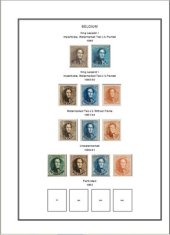 book Belgium Illustrated Stamps Album (1849-2009)