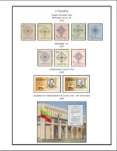 book Lithuania Illustrated Stamps Album (1918-2008)