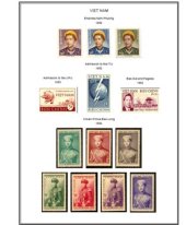 book Vietnam Illustrated Stamps Album (1951-1975)