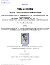 book Tutankhamen