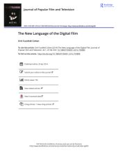 book The New Language of the Digital Film