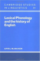 book Lexical Phonology and the History of English