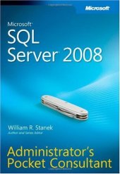 book Microsoft SQL Server 2008 Administrator's Pocket Consultant