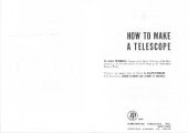 book How To Make A Telescope