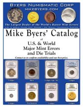 book Catalog of U.S. & World Major Mint Errors and Die Trials 2010