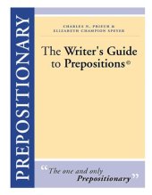 book Prepositionary. The Writer's Guide to Prepositions