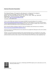 book The Colonial Origins of Comparative Development: An Empirical Investigation