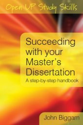 book Succeeding with you Master's Dissertation