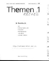 book Themen aktuell 1: Deutsch als Fremdsprache, Niveaustufe A1 - Kursbuch (Audio)