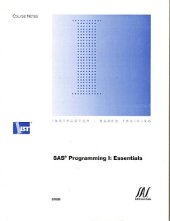 book SAS Programming 1: Essentials