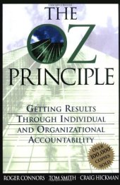 book The Oz Principle Getting Results Through Individual & Organizational..