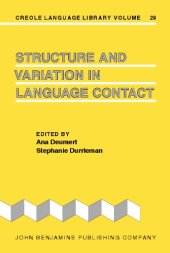 book Structure and variation in language contact