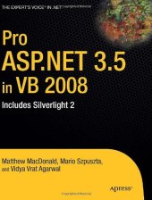 book Pro ASP.NET 3.5 in VB 2008: Includes Silverlight 3