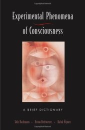 book The Experimental Phenomena of Consciousness A Brief Dictionary