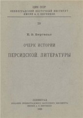 book Очерк истории персидской литературы