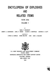 book Encyclopedia of explosives and related items, vol. I, /Энциклопедия взрывчатых веществ, т. I, 