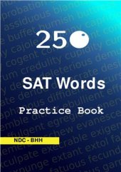 book 250 SAT Words Practice Book