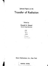 book Selected Papers on the Transfer of Radiation