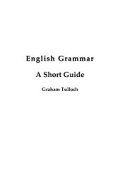 book English Grammar. A Short Guide