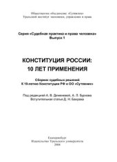 book Конституция России: 10 лет применения