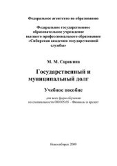 book Государственный и муниципальный долг