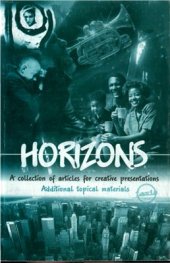 book Horizons. A collection of articles for creative presentations