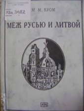 book Меж Русью и Литвой. Западнорусские земли в системе русско-литовских отношений конца XV - первой трети XVI в