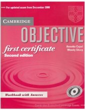 book Objective First Certificate Workbook with Answers