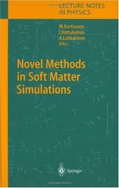 book Novel Methods in Soft Matter Simulations