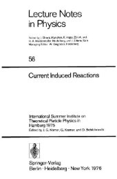 book Current Induced Reactions