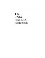 book The UNIX-haters handbook