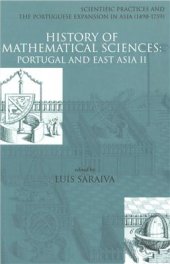 book History Of Mathematical Sciences: Portugal And East Asia II (ENG)