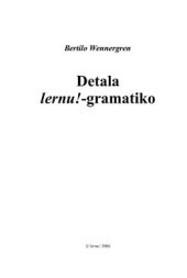 book Detala lernu! - Gramatiko