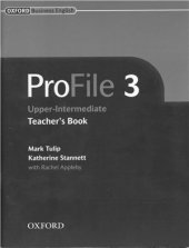 book ProFile 3 Upper-Intermediate Teacher's Book