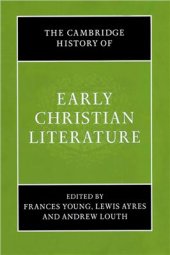 book The Cambridge History of Early Christian Literature