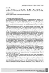 book Focus On: Myths, Politics and the Not-So-New World Order