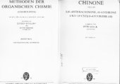 book 7/3c- Anthrachinone, Anthrone. Teil 3. 9, 10-anthrachinone, 10-anthrone und 1, 9-cyclo-anthrone-(10)