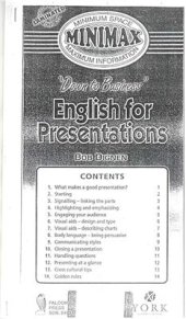 book English for presentations