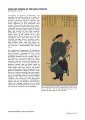 book Military sabers of the Qing dynasty (Військові шаблі часів династії Цин)