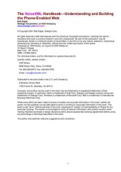 book The VoiceXML Handbook - Understanding and Building the Phone-Enabled Web