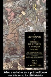 book A Dictionary of British Folk-Tales in the English Language (Part A, Volume 2)