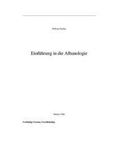 book Einführung in die Albanologie