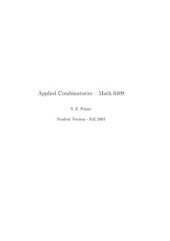 book Applied Combinatorics