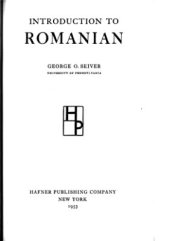 book Introduction to Romanian