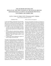 book The Bushehr Hinterland: Results of the First Season of the Iranian-British Archaeological Survey of Busherhr Province, November-December 2004