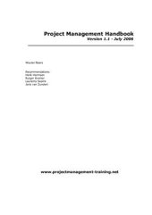 book Project Management Handbook