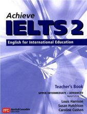 book Achieve IELTS 2 Set. English for International Education Teacher's book