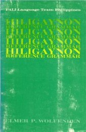 book Hiligaynon Reference Grammar